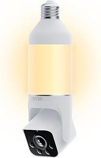WYZE Bulb Cam 2K Security Camera with Night Vision