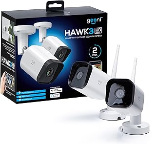Caméra de sécurité extérieure Geeni Hawk 3 1080P, 2 unités — Caméra de sécurité