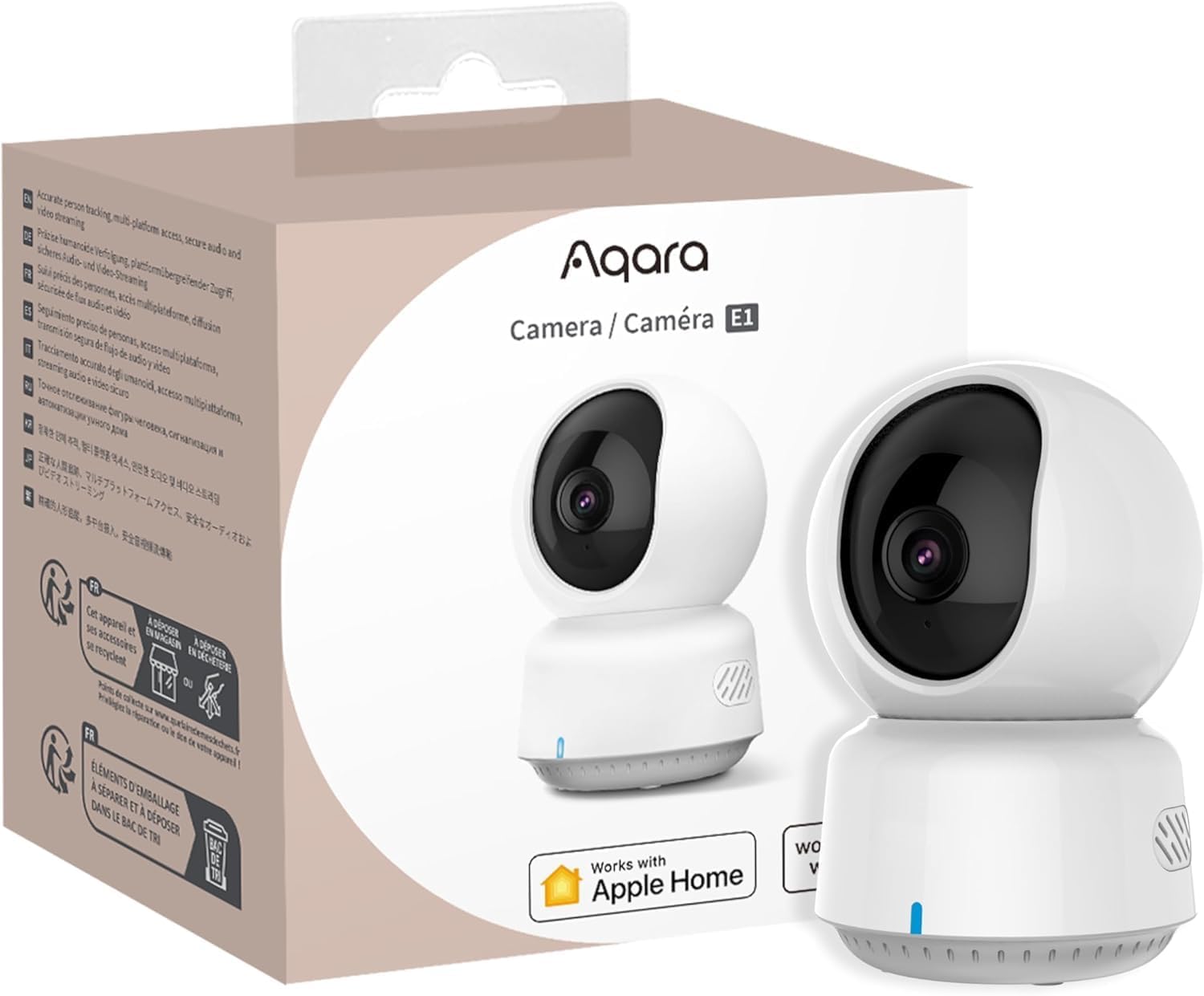 Aqara 2K Indoor Security Camera E1 Pan & Tilt — Security Camera
