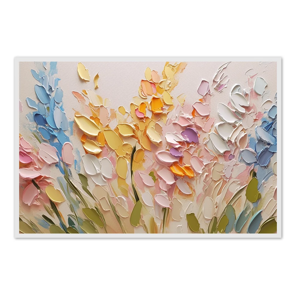 Handcrafted Floral Oil Painting by Lena Hawke - 24" x 20 — Wall Decor