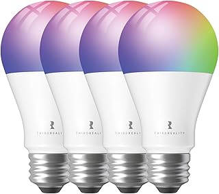 THIRDREALITY Zigbee Smart Color Bulb ZL1 4-Pack A19 — Smart Home Devices