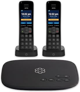 Ooma Telo Free Home Phone Service with 2 HD3 Handsets — Smart Home Devices
