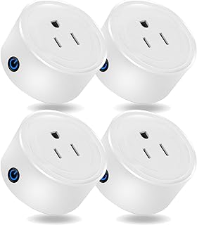 Martin Jerry Mini Prise Intelligente (ensemble de 4), Alexa & Google Home