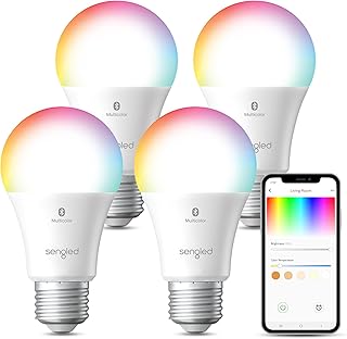 Sengled Smart Bulb 75W, Multi-Colour Dimmable, 4-Pack — Smart Home Devices