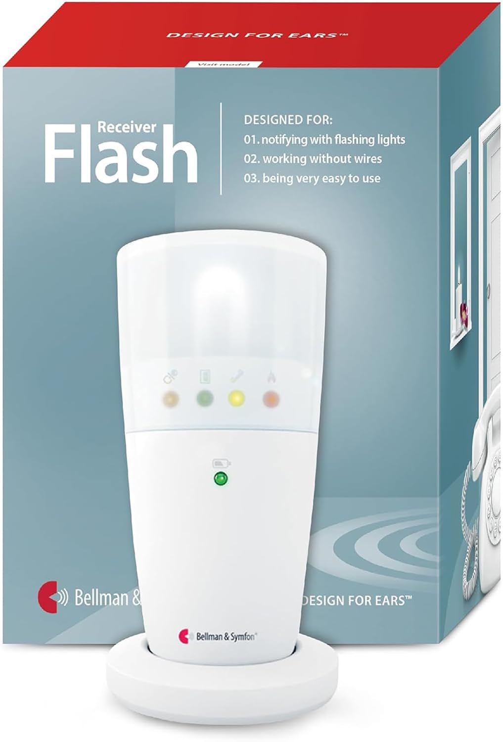 Récepteur d'alerte Bellman Flash – Système Visit — Appareils domestiques intelligents