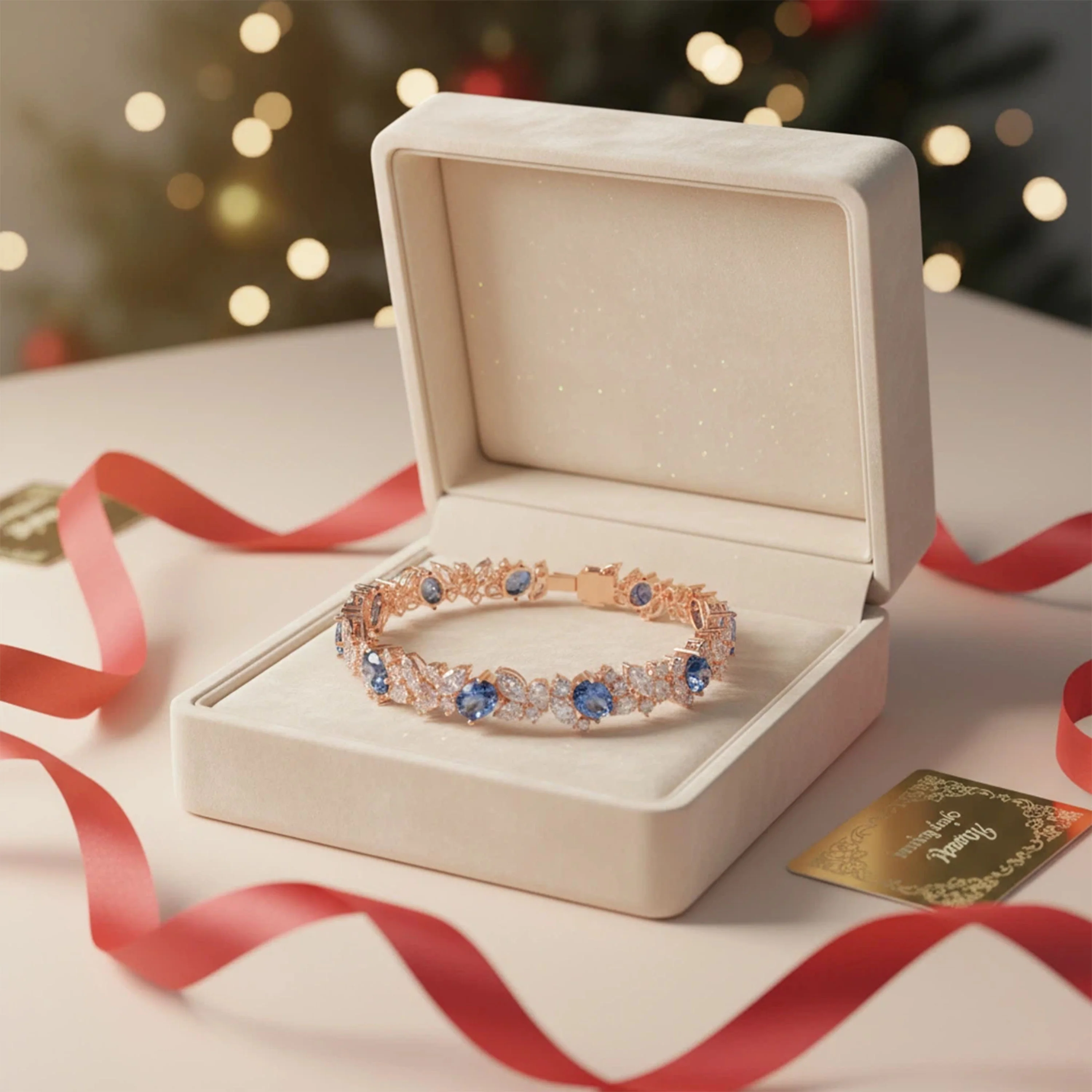 925 Sterling Silver 14K Rose Gold Plated Marquise Bracelet – 11 Lab-Created Marquise - Sterling Silver 14K Rose Gold Plated / 10ct / 6 Inches