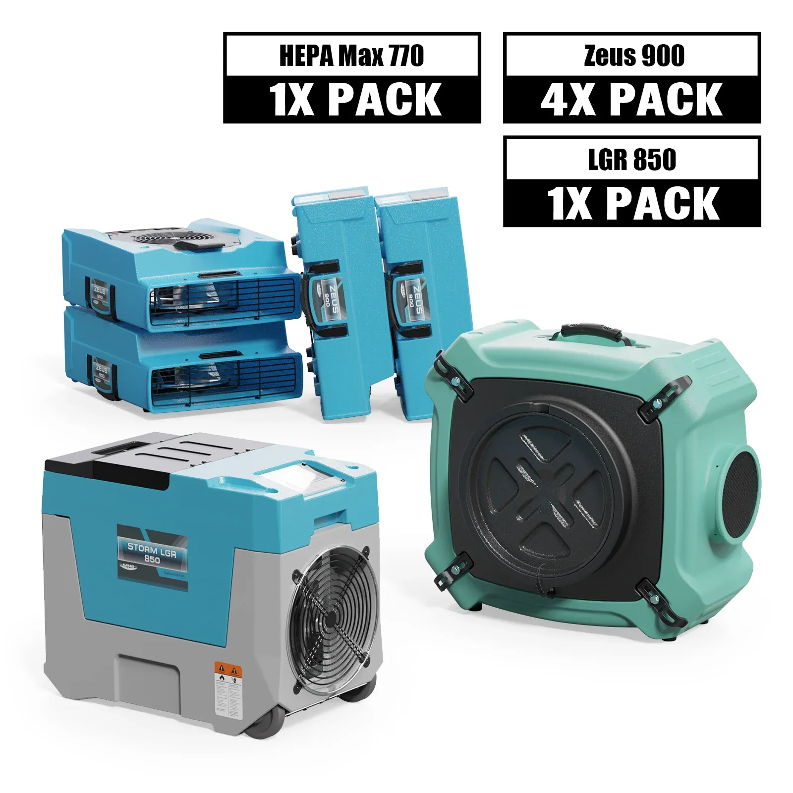 Pack de prévention contre la moisissure AlorAir avec déshumidificateur et ventilateurs — Humidificateurs
