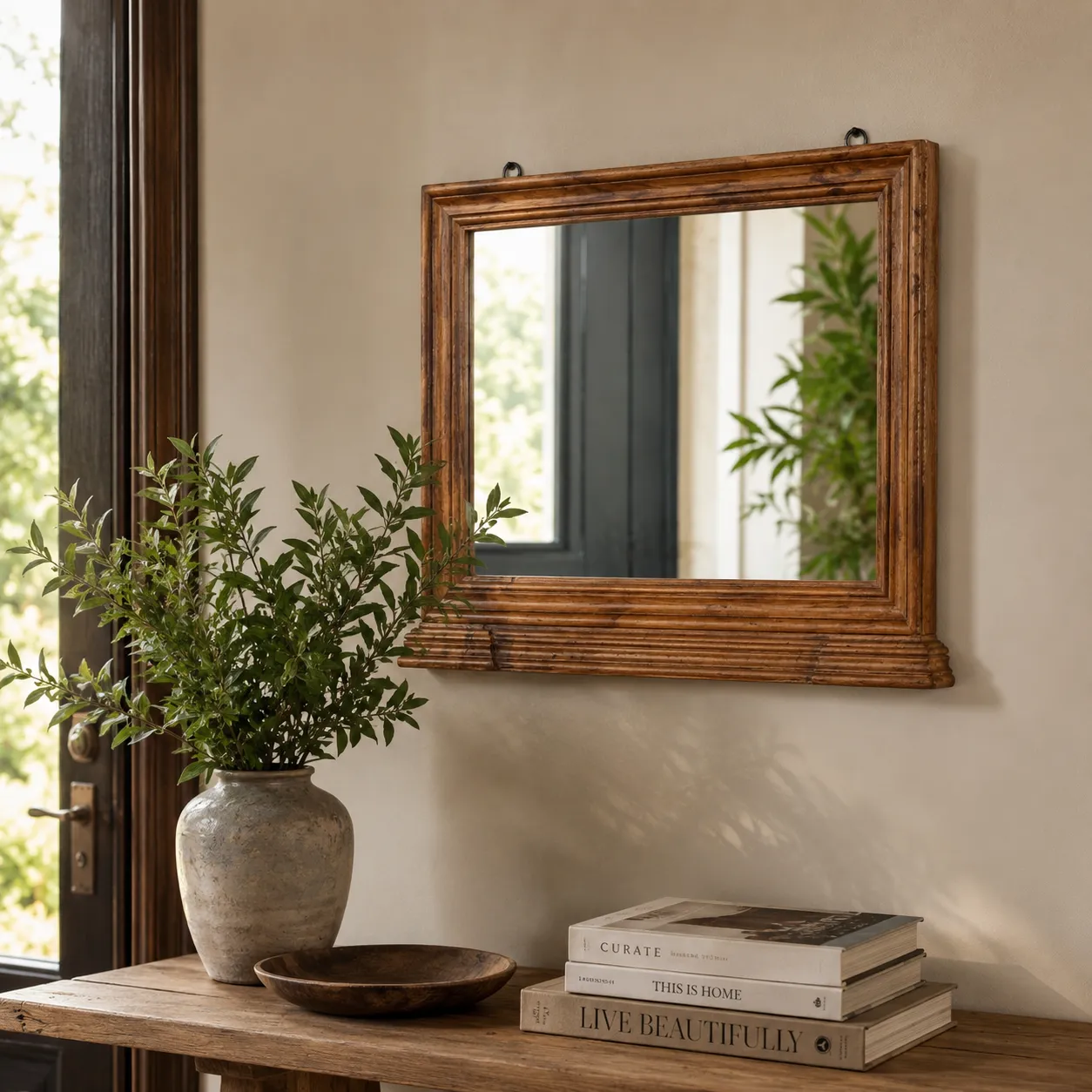 Miroir Élyséen Karigar Moderne 12x2.5x18 — Miroirs muraux