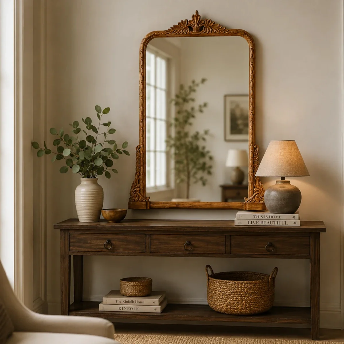 Modern Karigar Lucienne Mirror Frame — Wall Mirrors