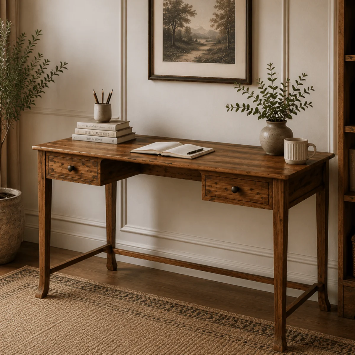 Modern Karigar Rivella Study Table 48x24x30