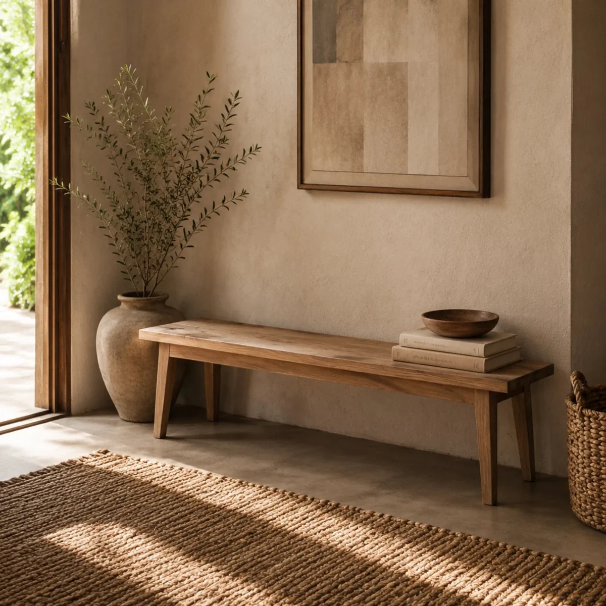 Banc Effilé Intemporel - 36 x 14 x 18 pouces — Bancs