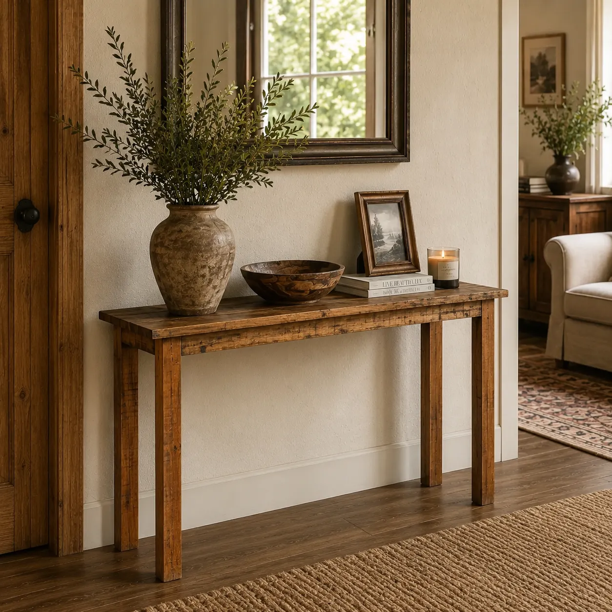 Legacy Lounge Console Table - 36x12x30 Inches