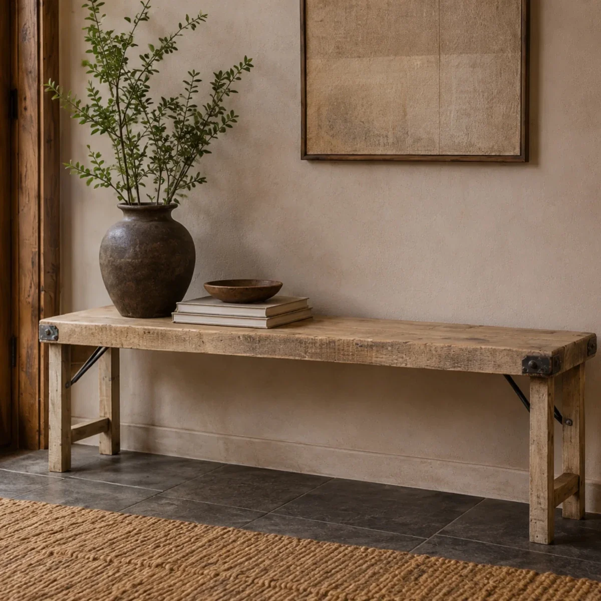 The Haven Hinge Bench - 36 x 14 x 18 Inches