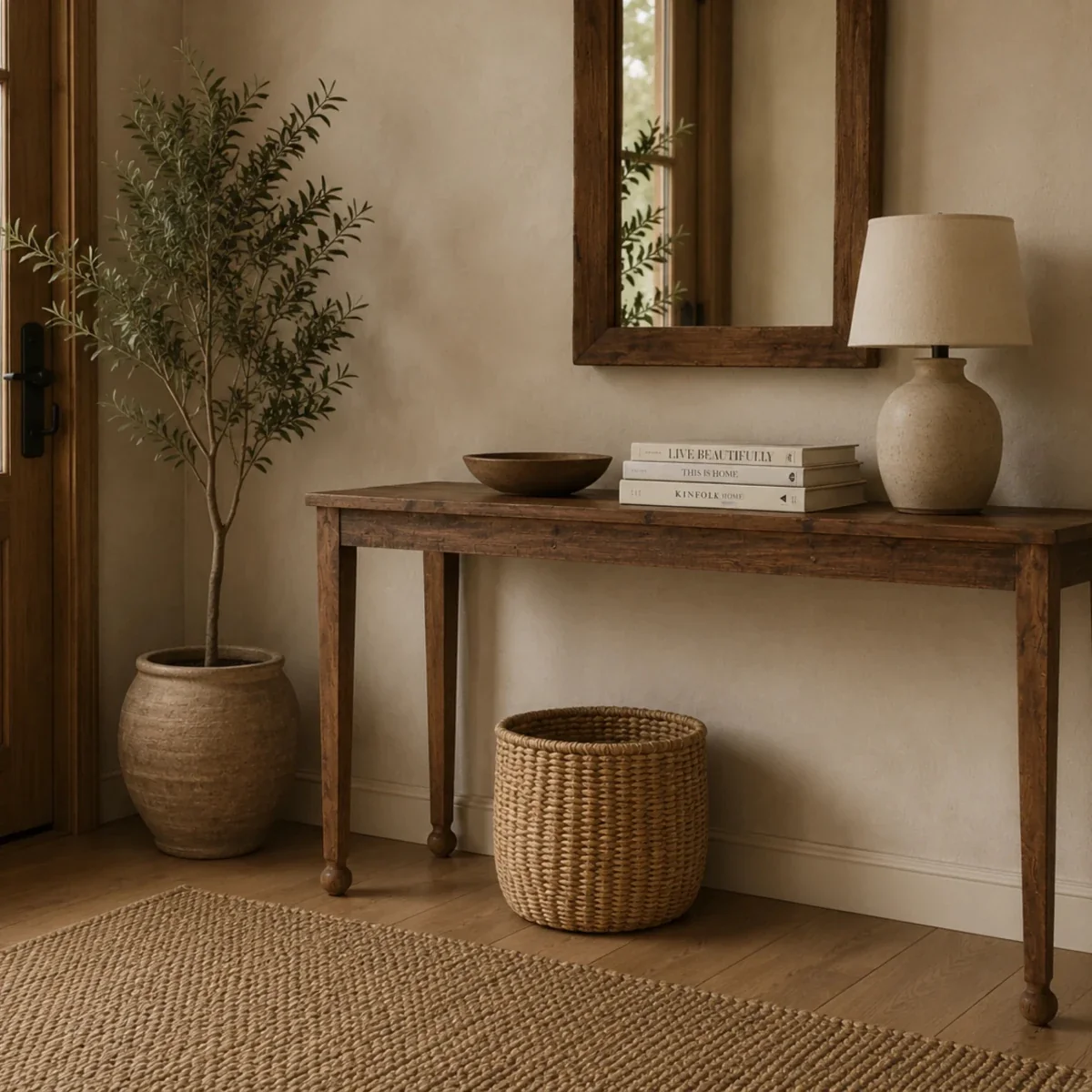 Table Console Loy - Design en Bois Recyclé pour Entrées et Salons — Consoles et tables d'entrée