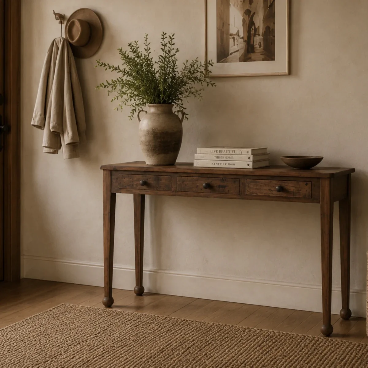 Cenvo Console Table with 2 Drawers