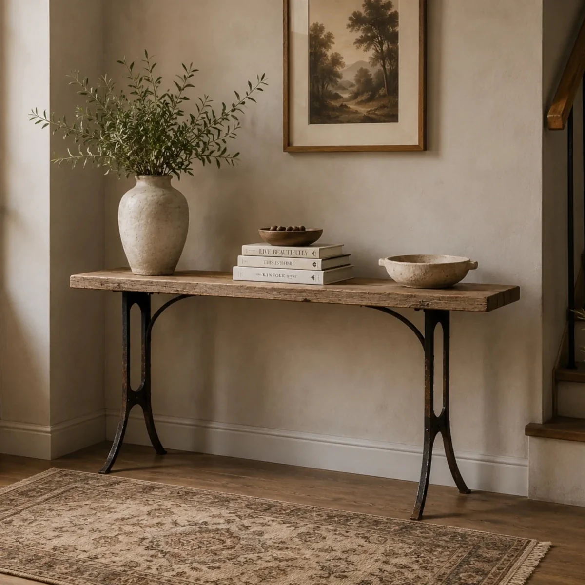 Table Console Herol - 48 x 14 x 30 — Consoles et tables d'entrée