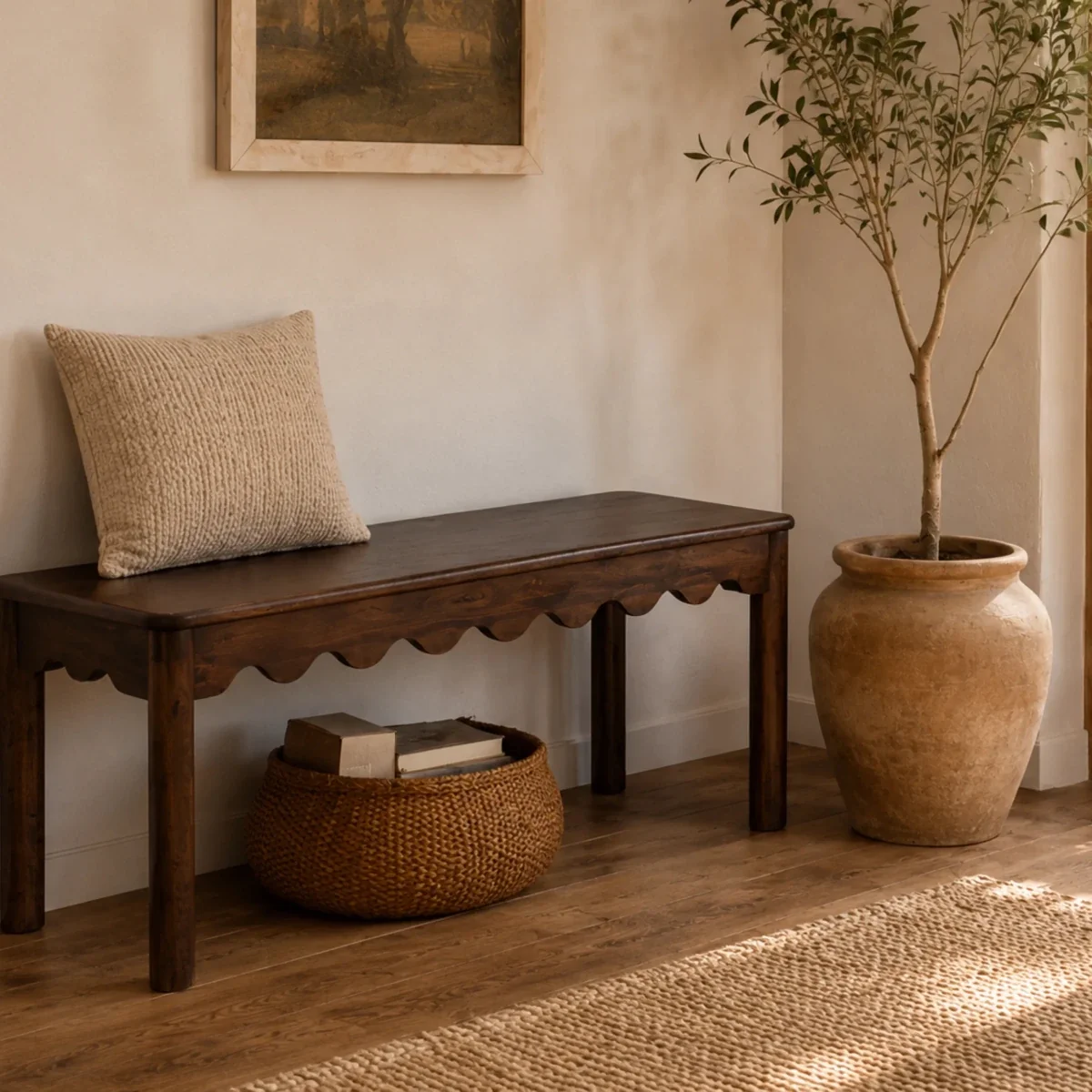 Banc de Salle à Manger Tarang - Bois Acacia Récupéré — Bancs