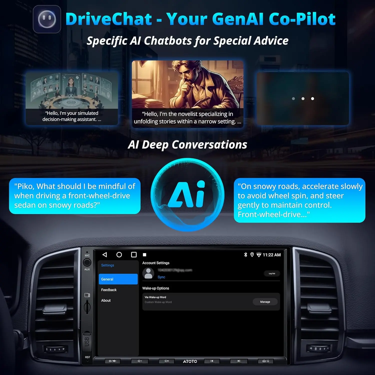 Autoradio Atotoexcel A5L 2 Din Android - Écran de 7 Pouces 1280 x 720 IPS — Autoradios et unités principales