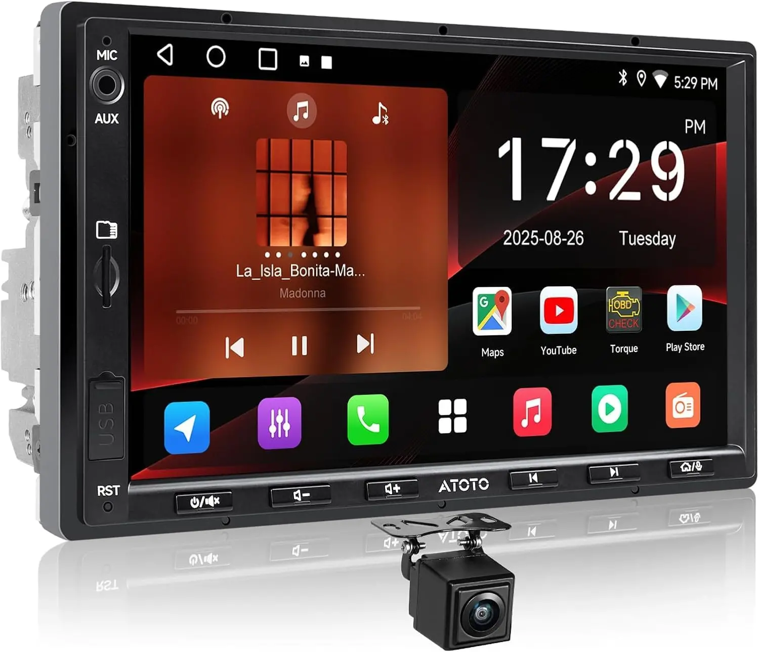 Autoradio Atoto A5LG2A7T 2 DIN 7 Pouces avec Écran Tactile et Caméra — Autoradios et unités principales