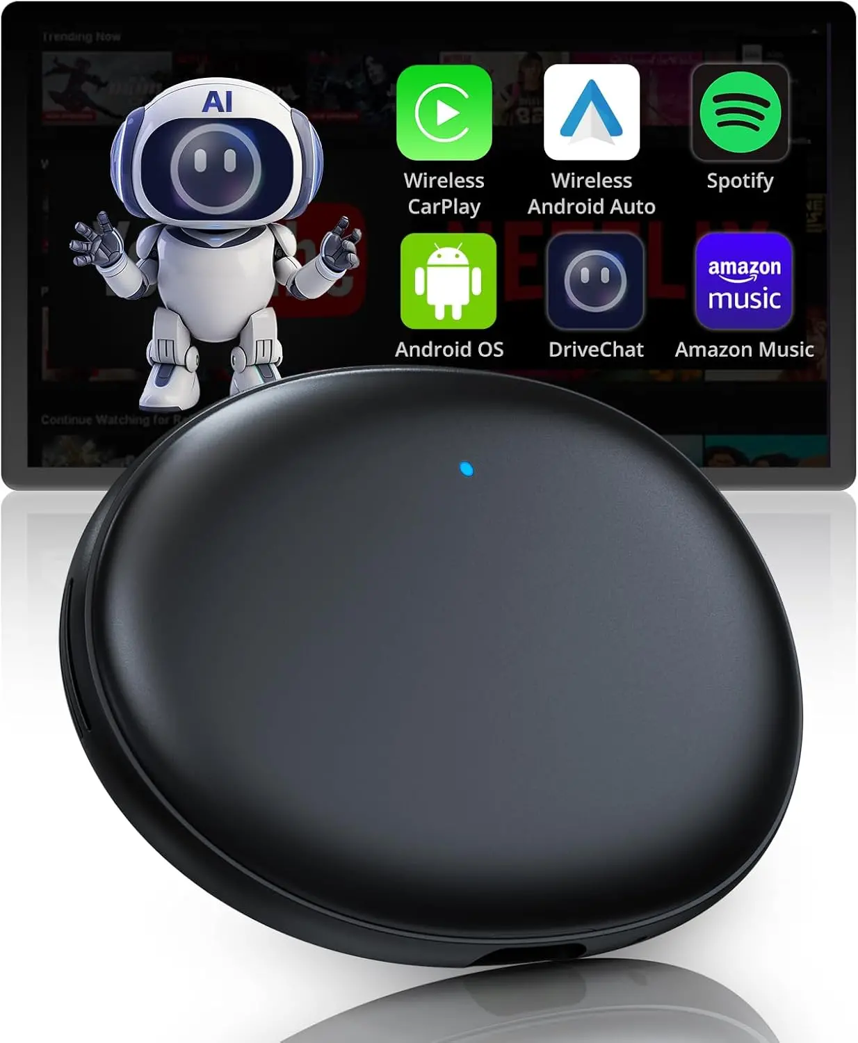 Atotozone Wireless Android Auto Adapter AD5