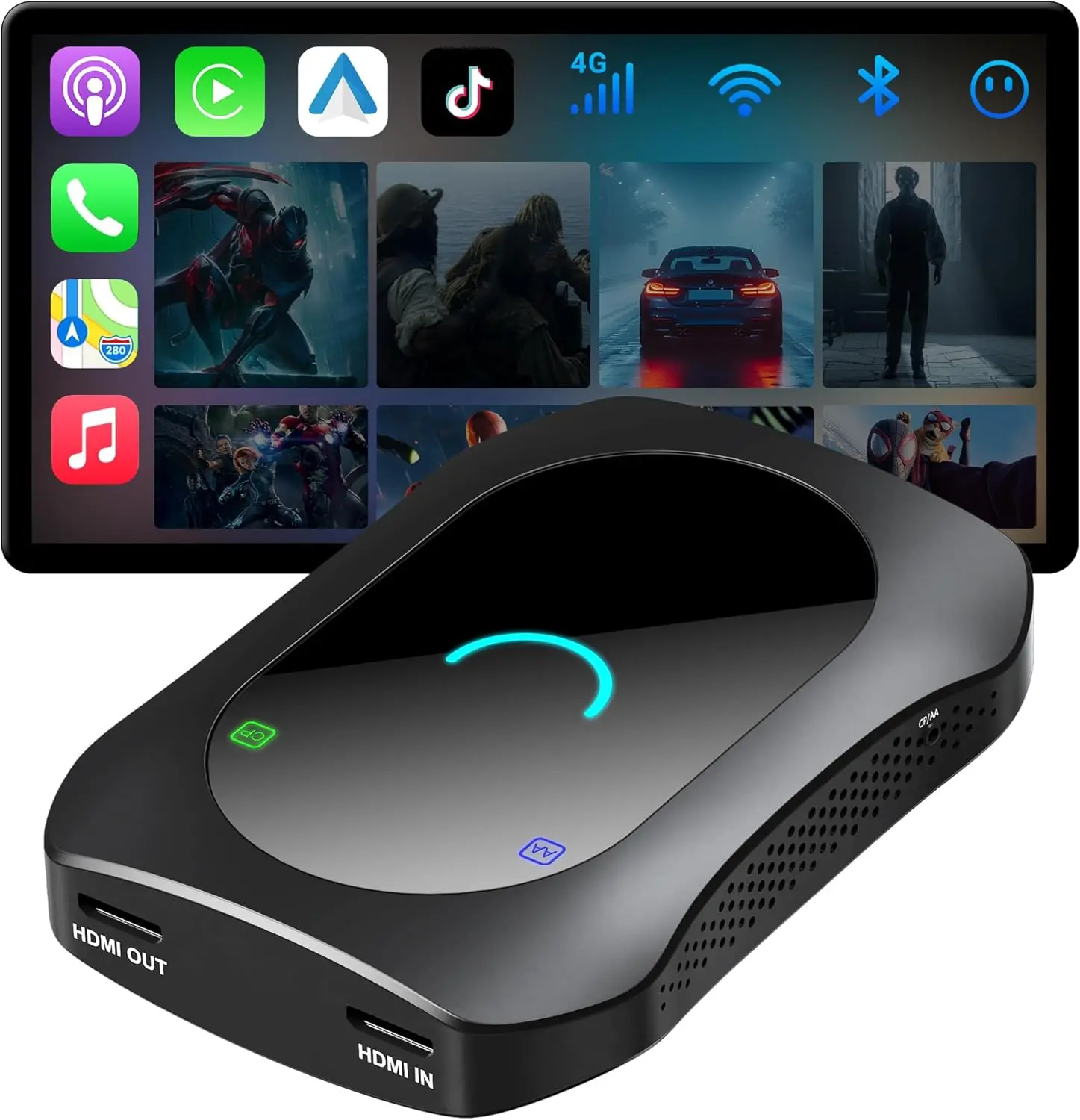Atoto CB7SATN Boîte IA 8-en-1 avec CarPlay et Android Auto sans fil — Autoradios et unités principales