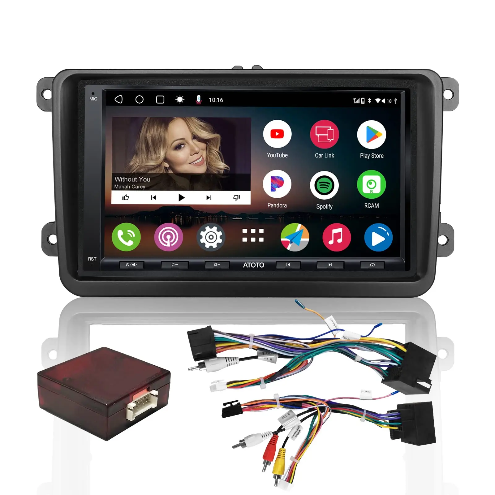 Atoto A6PF Stéréo de voiture Android Double Din 7 pouces pour véhicules VW — Autoradios et unités principales
