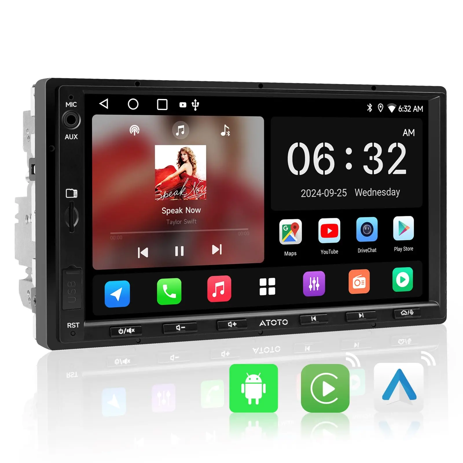 Autoradio Atotozone A5L 2 Din Android avec Bluetooth et écran de 7 — Autoradios et unités principales