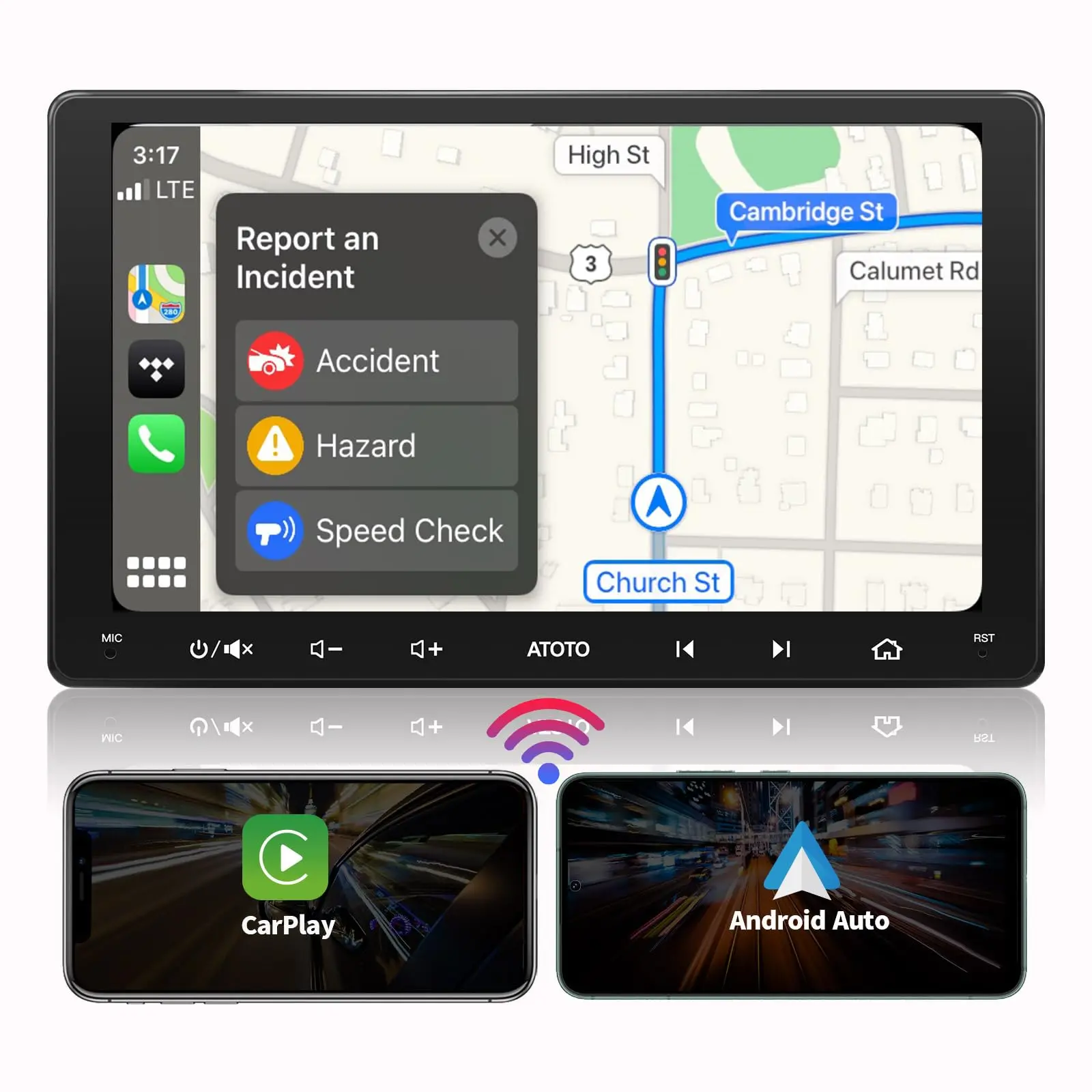 Atoto F7WE Autoradio Double Din 9 Pouces avec CarPlay et Android Auto Sans Fil — Autoradios et unités principales