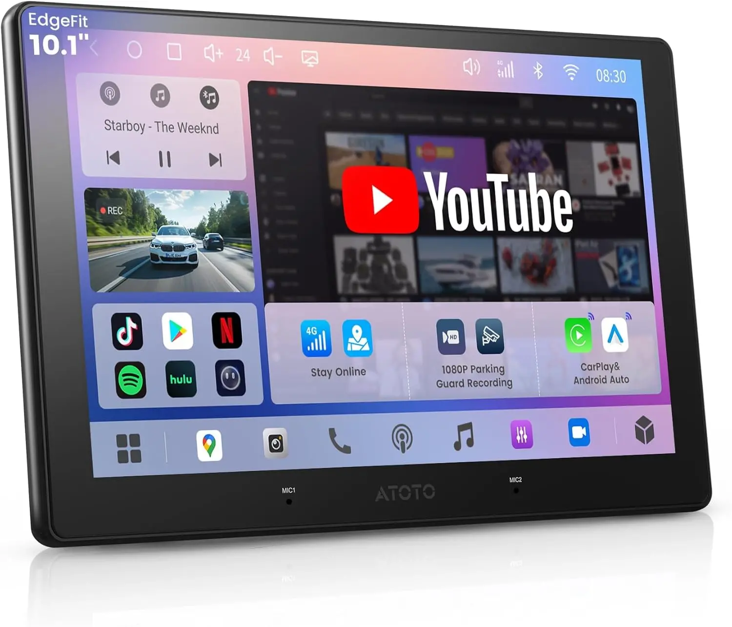 Atoto S84G211P Autoradio Double Din Qled AI ChatGPT de 10,1 po — Autoradios et unités principales