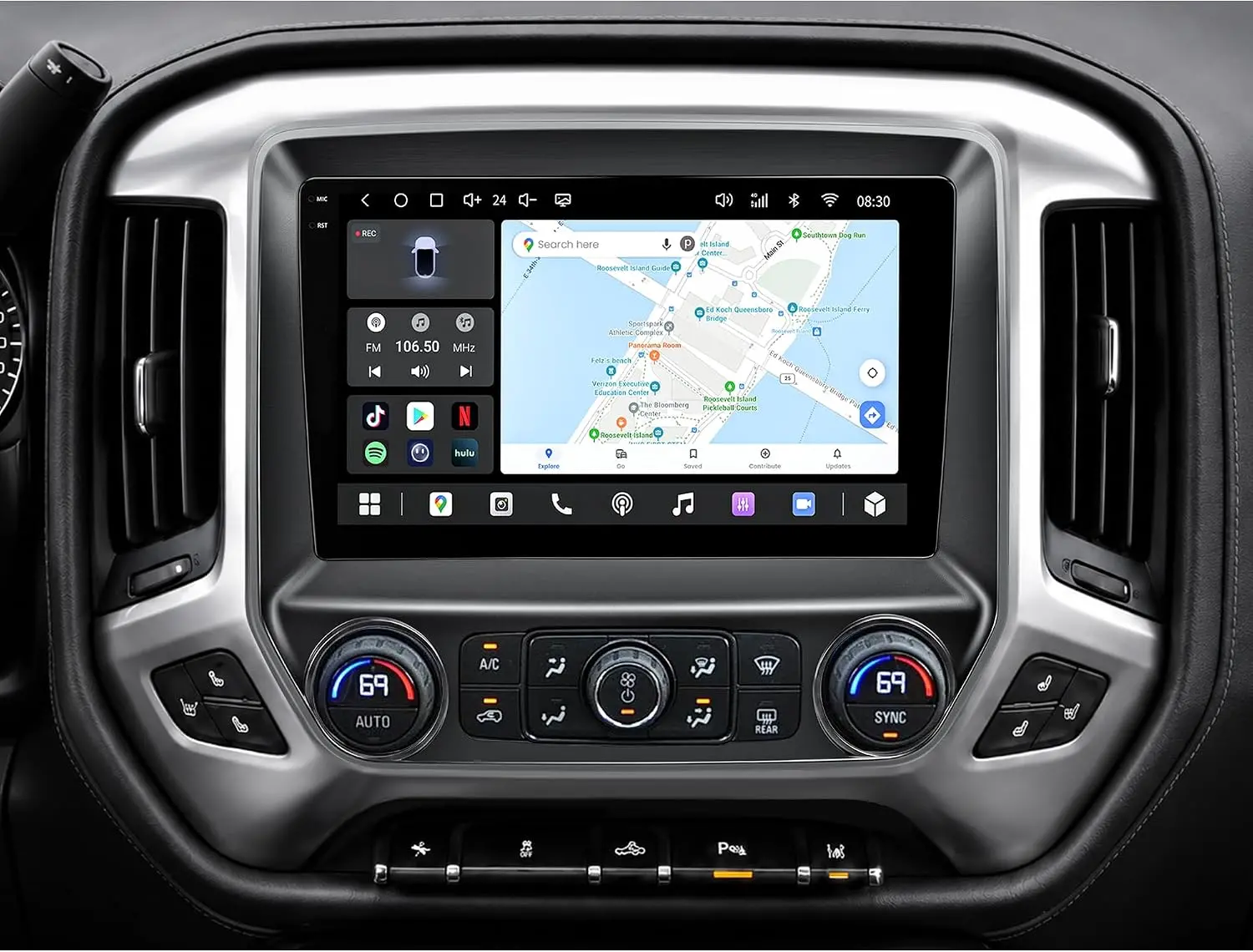 Atoto S8LSLD10ADM Autoradio Android 10.1" pour Chevy Silverado & GMC Sierra