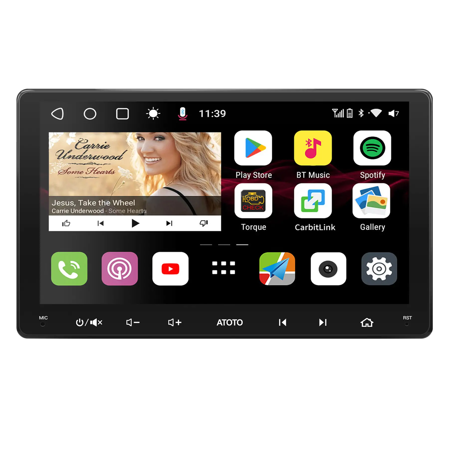 Atoto S8G2099UN Autoradio Android Double DIN 9" QLED avec 4G LTE — Autoradios et unités principales