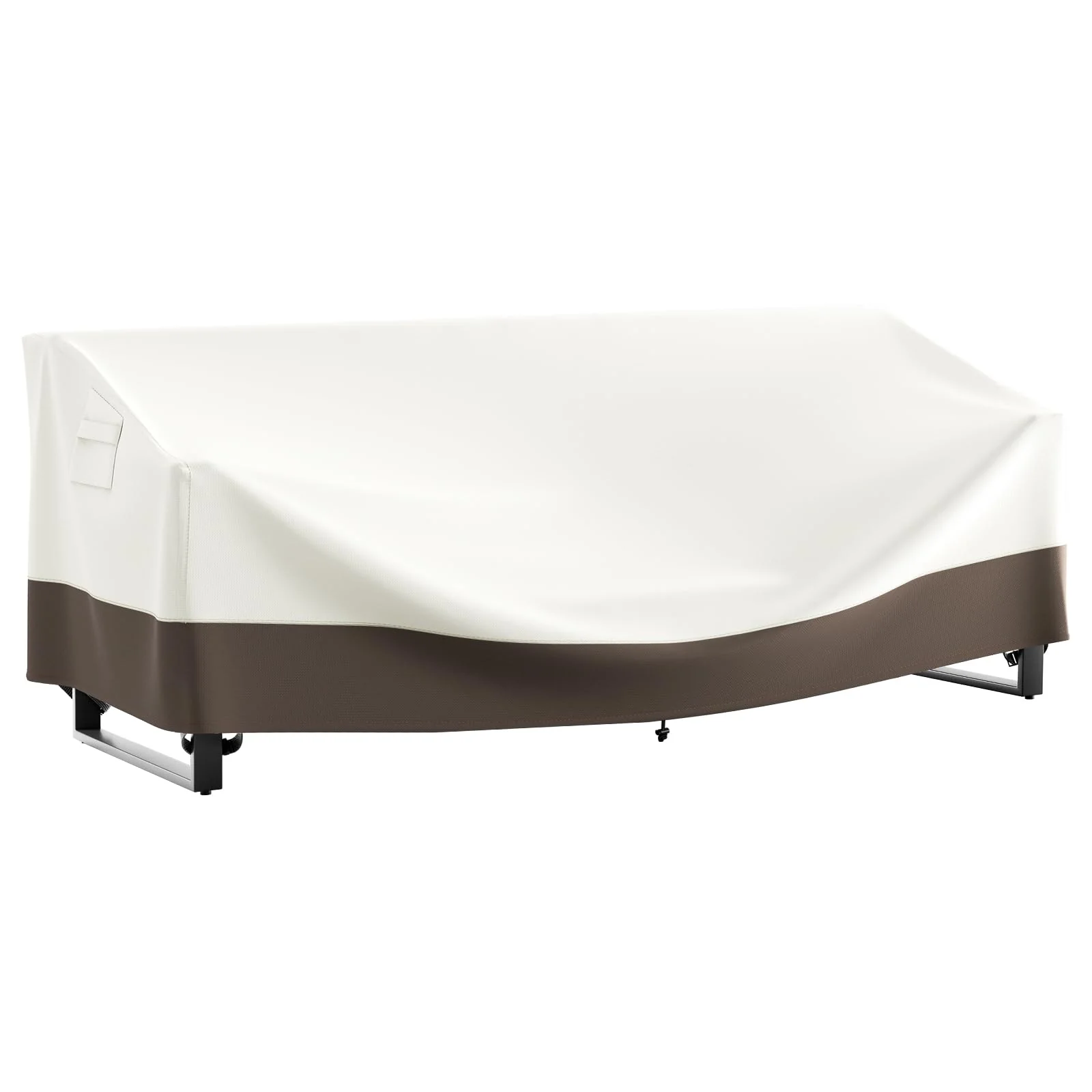 Housse de mobilier de patio imperméable - 82"L x 34"W - Beige/Marron — Mobilier de patio et d'extérieur