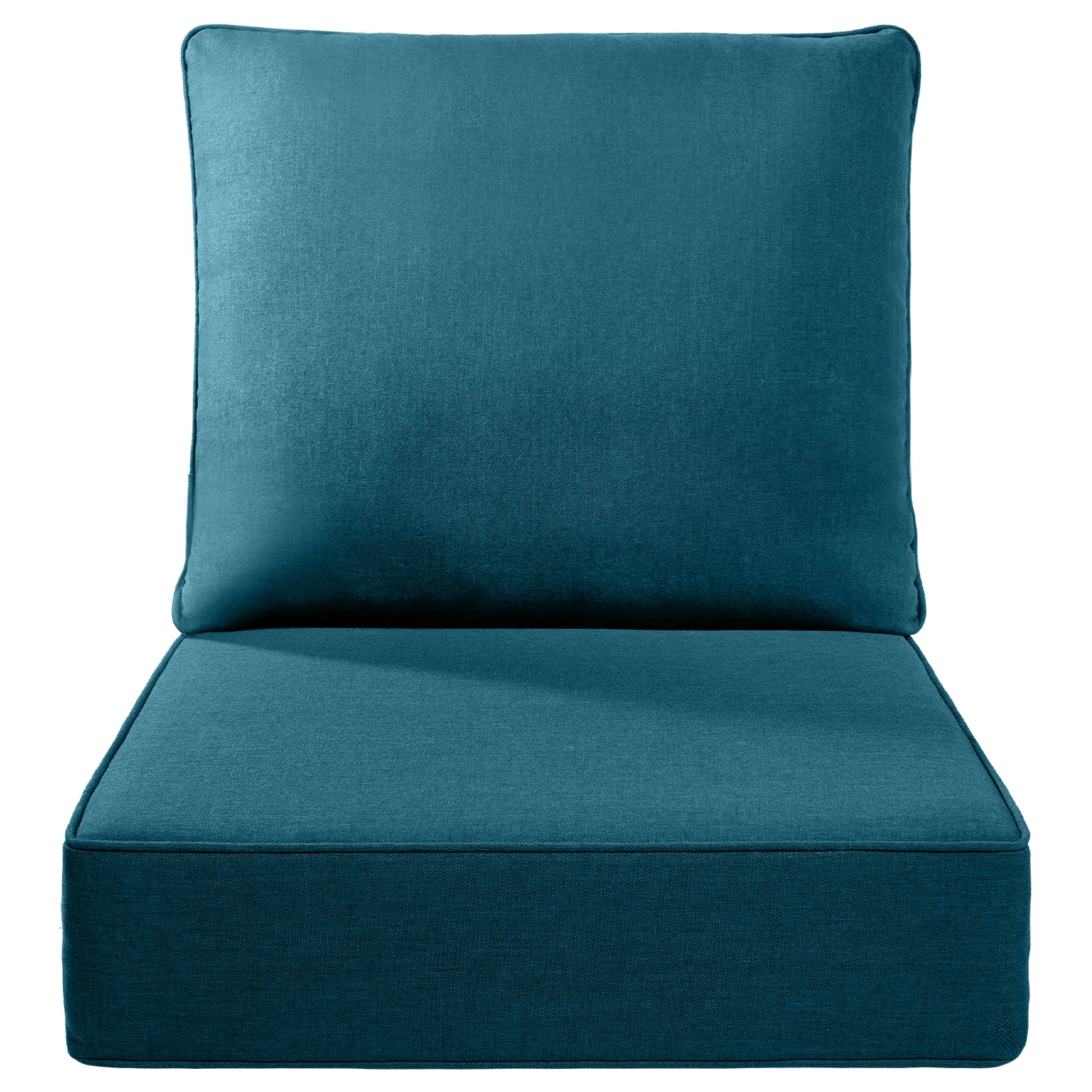Coussins de remplacement d'extérieur - Bleu paon classique — Mobilier de patio et d'extérieur