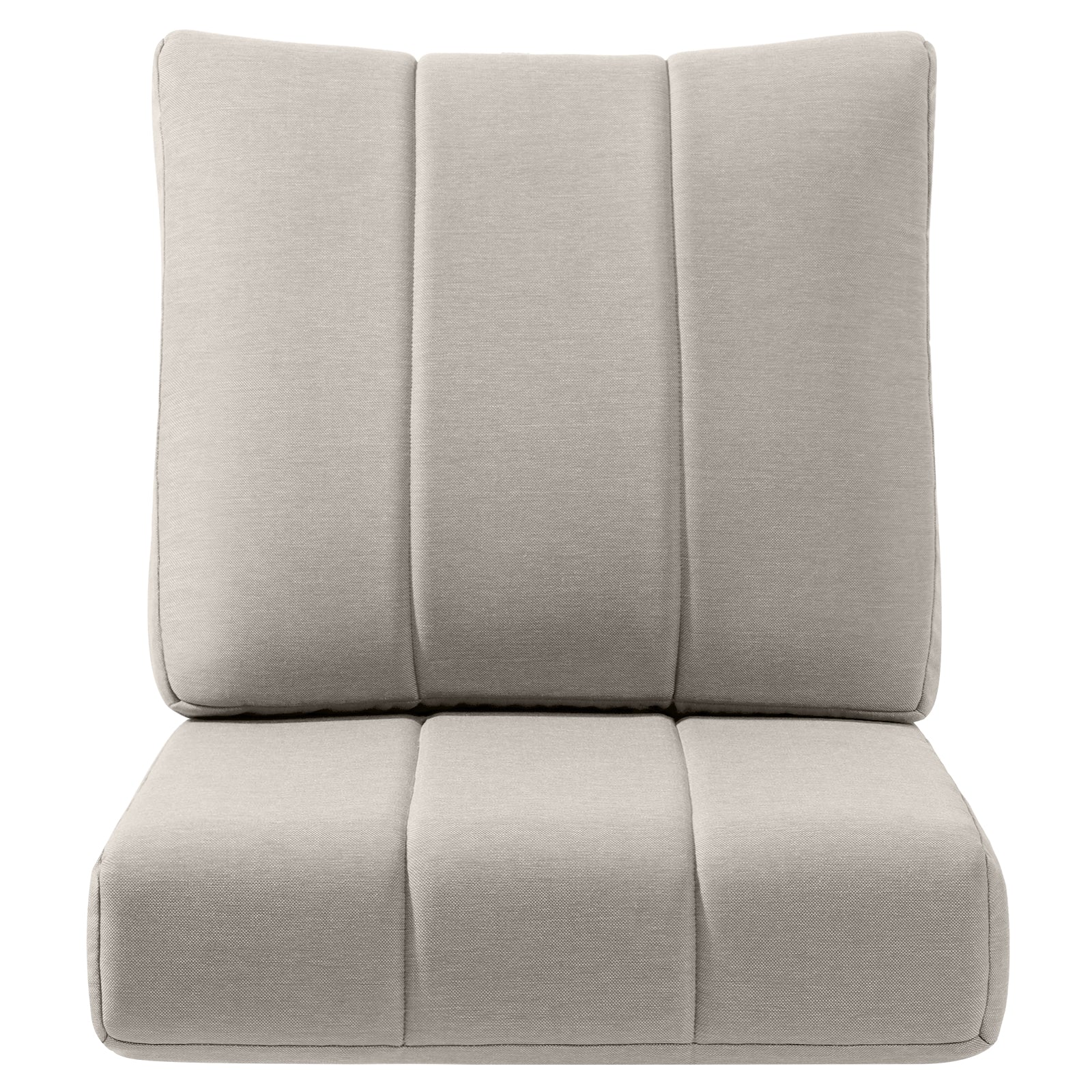 Coussins de remplacement d'extérieur 24" x 24" x 6" - Beige — Mobilier de patio et d'extérieur