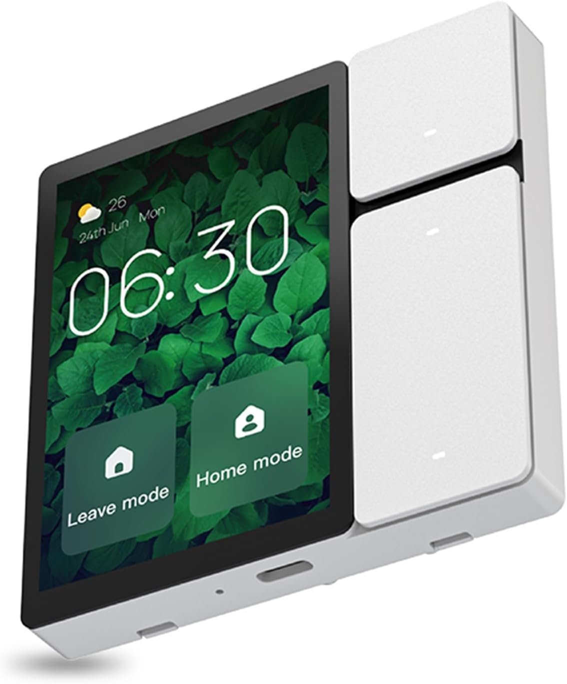 Kavolet Smart Panel 3-Button Voice Assistant Control White — Smart Home Devices