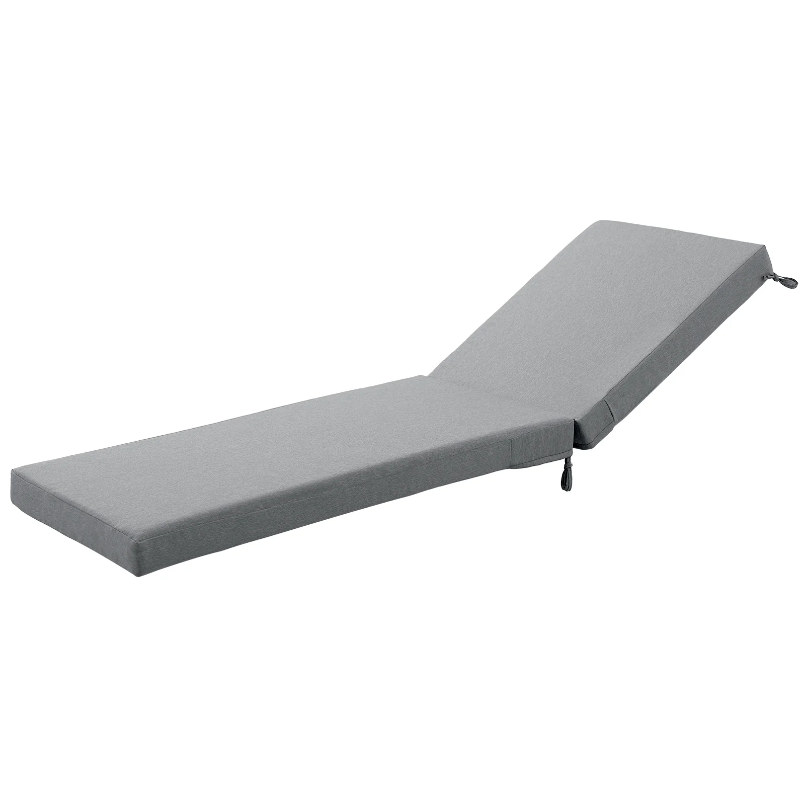 Coussin de Chaise Longue d'Extérieur Belord 72x22x3.5 pouces Gris — Mobilier de patio et d'extérieur
