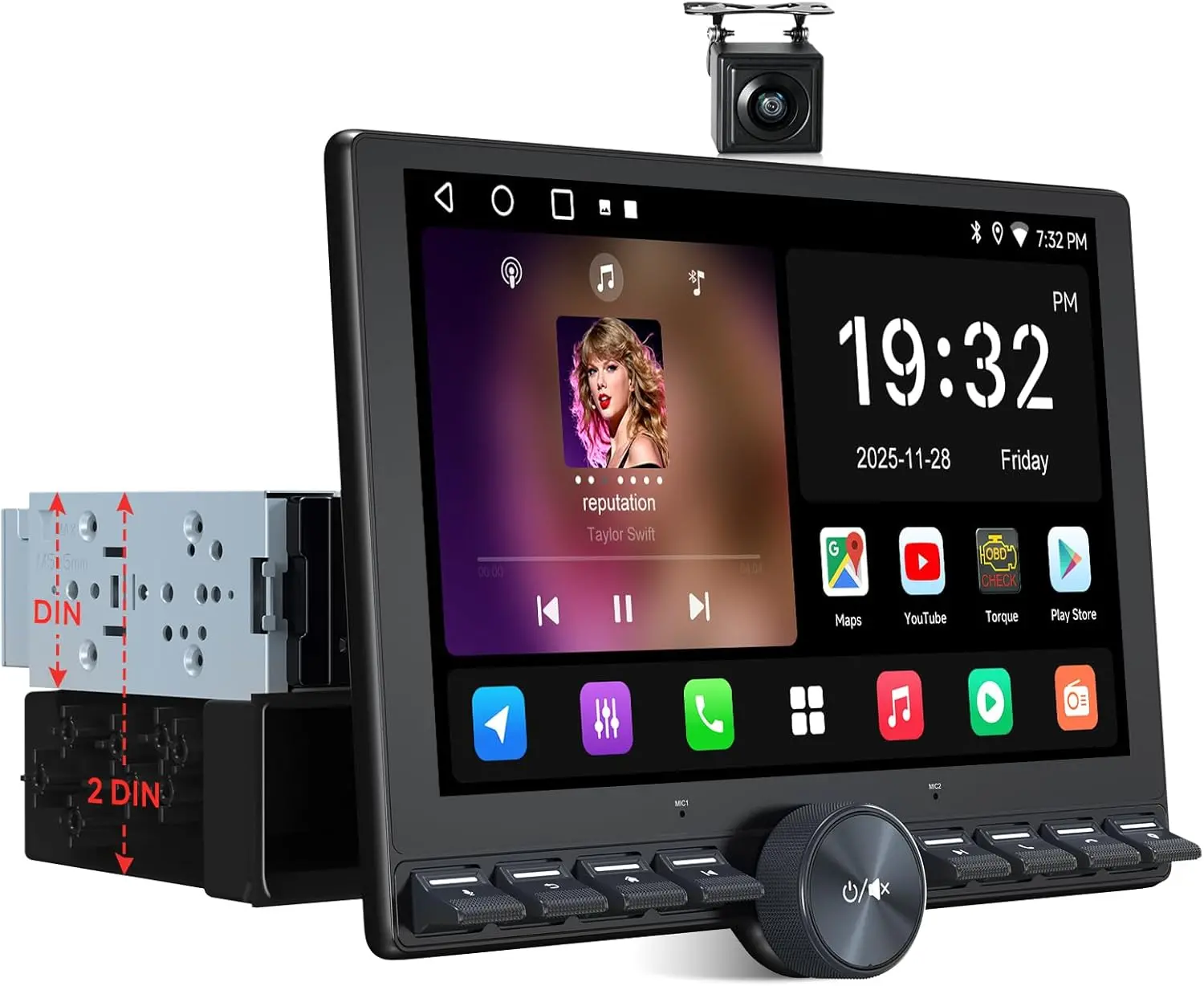 Autoradio Android Atoto A5LG110PT-S01 10,1" avec Caméra de Recul — Autoradios et unités principales