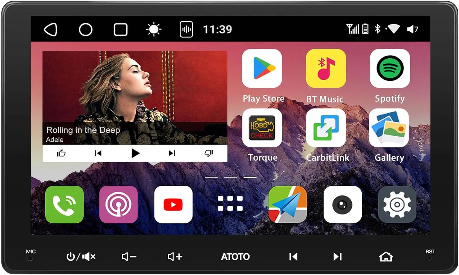 Atoto S8UN Autoradio 7" avec Android, CarPlay, GPS et 4G LTE — Autoradios et unités principales