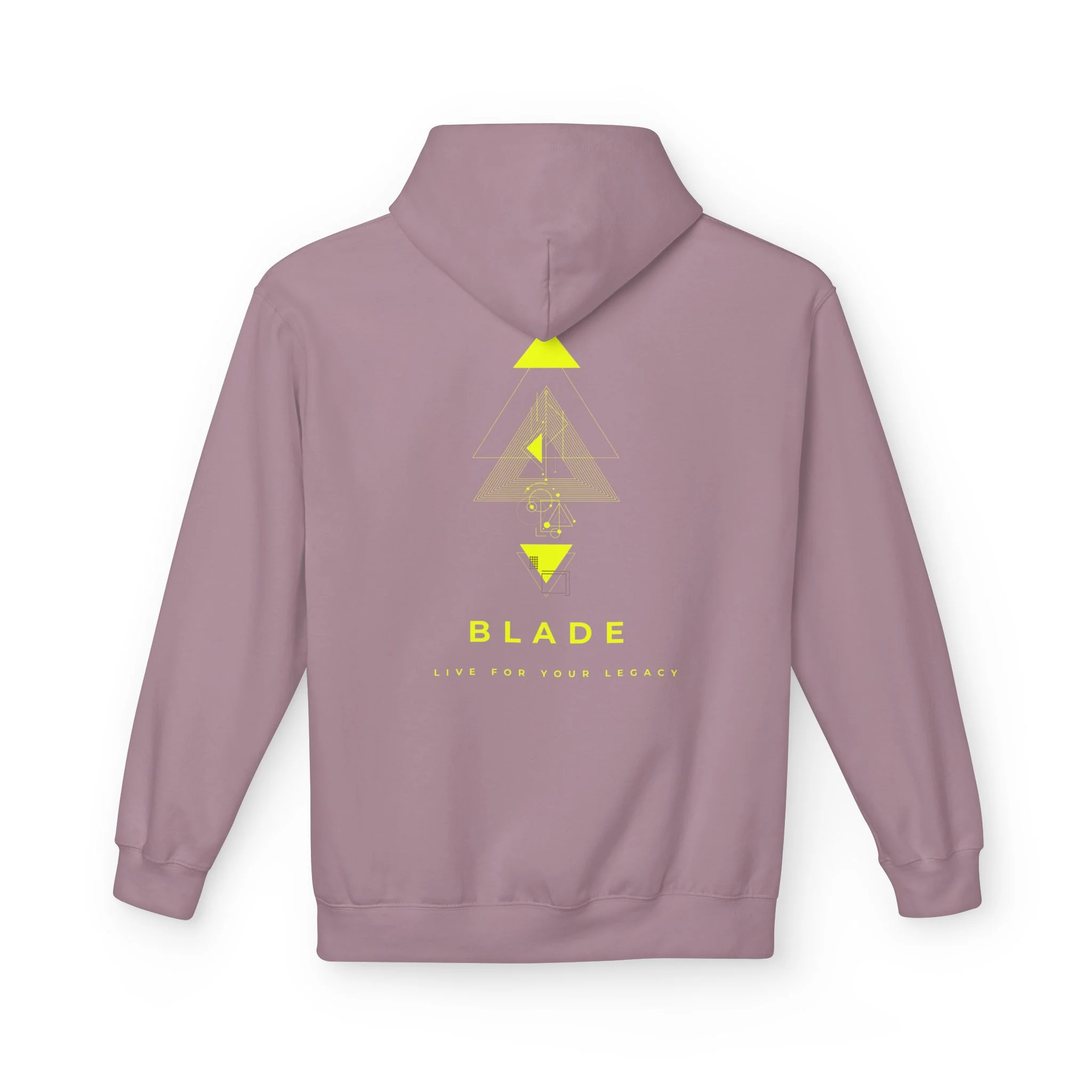Geometric Odyssey Version 3 Neon Green TX Hoodie - Printify — Mens Hoodies
