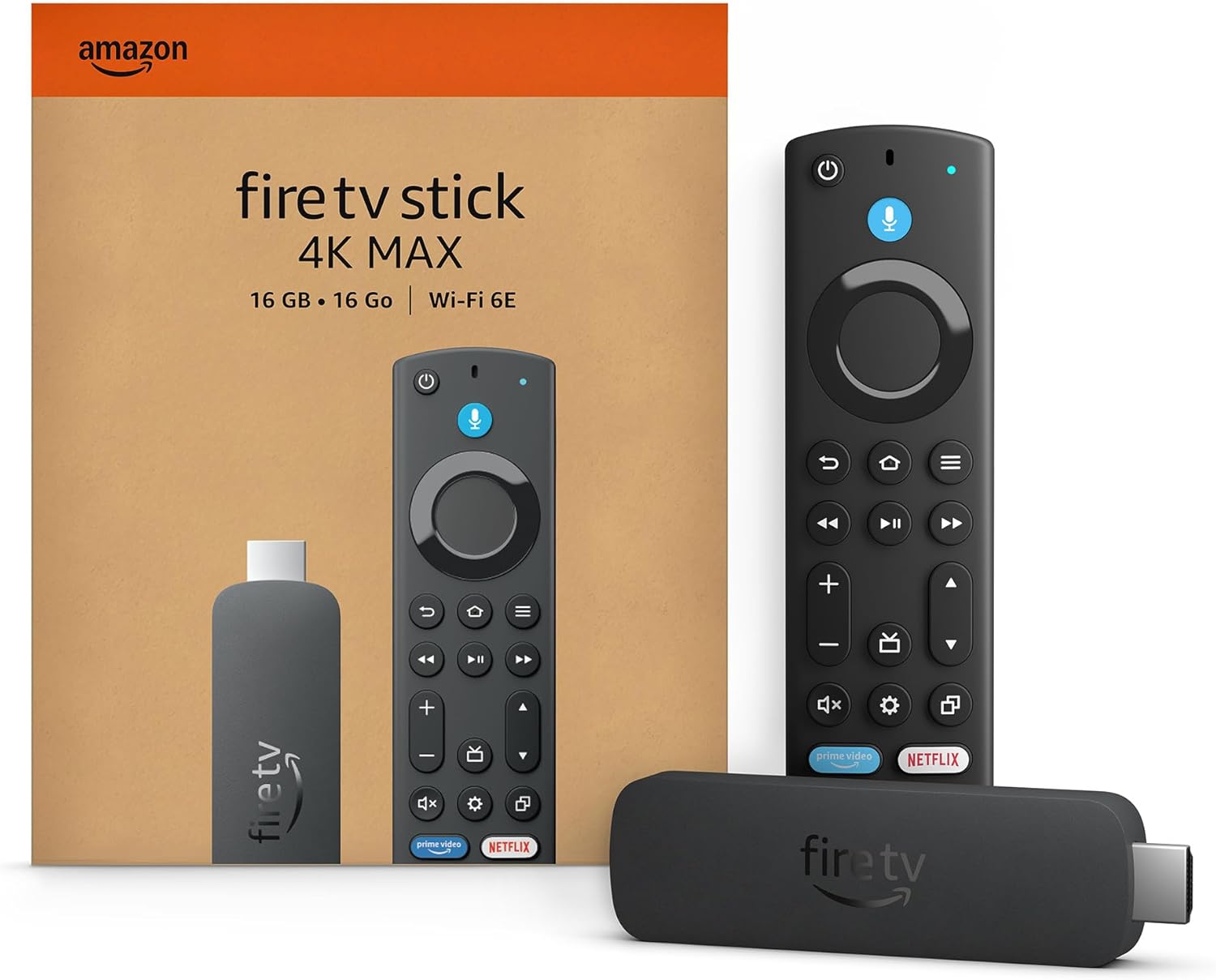 Amazon Fire TV Stick 4K Max – Appareil de diffusion Wi-Fi 6E — Appareil de diffusion en continu