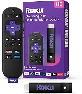 Roku Streaming Stick 2025 HD with Voice Remote