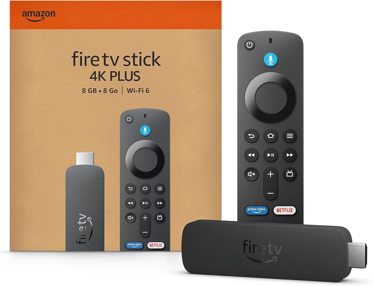 Amazon Fire TV Stick 4K Plus Appareil de Diffusion — Appareil de diffusion en continu