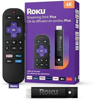 Roku Streaming Stick Plus 2025 – 4K HDR