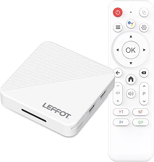 LEFFOT Android 14.0 4K TV Box with WiFi 6
