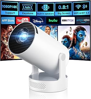 Kimwood 1080P Mini Portable Projector with HiFi Speaker — Portable Projector