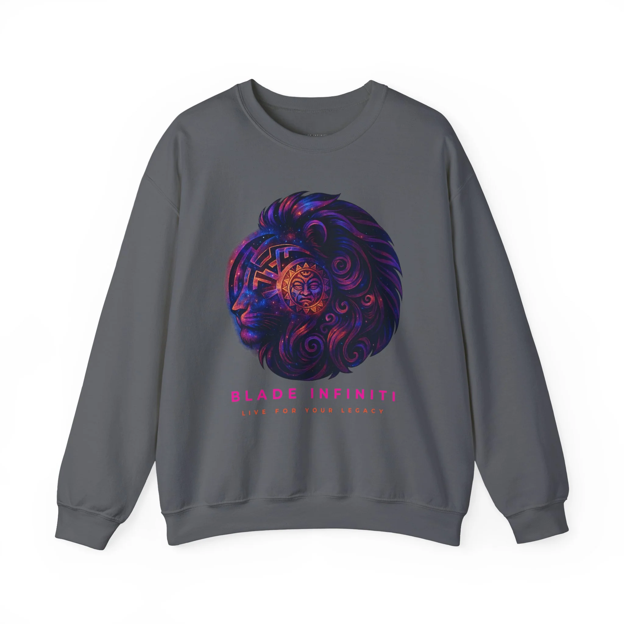 Aztec Lion V2 Unisex Crewneck Sweater — Womens Sweaters