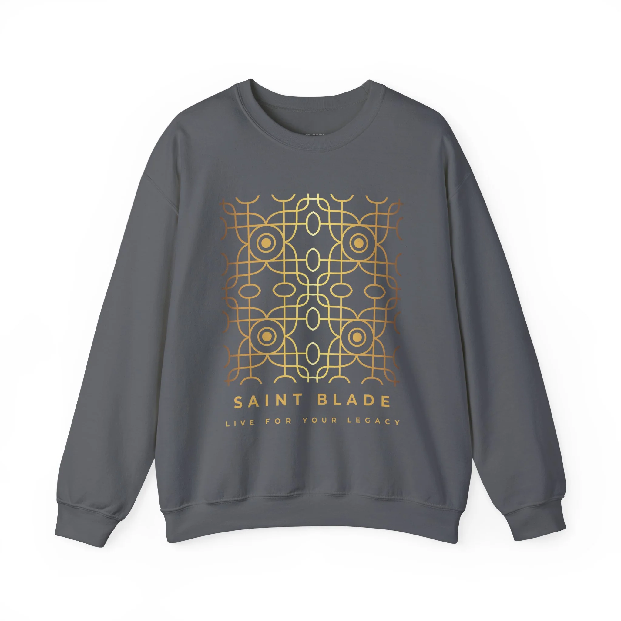 Saint Blade Geometrica Chandail Unisexe - Charbon — Chandails pour femmes