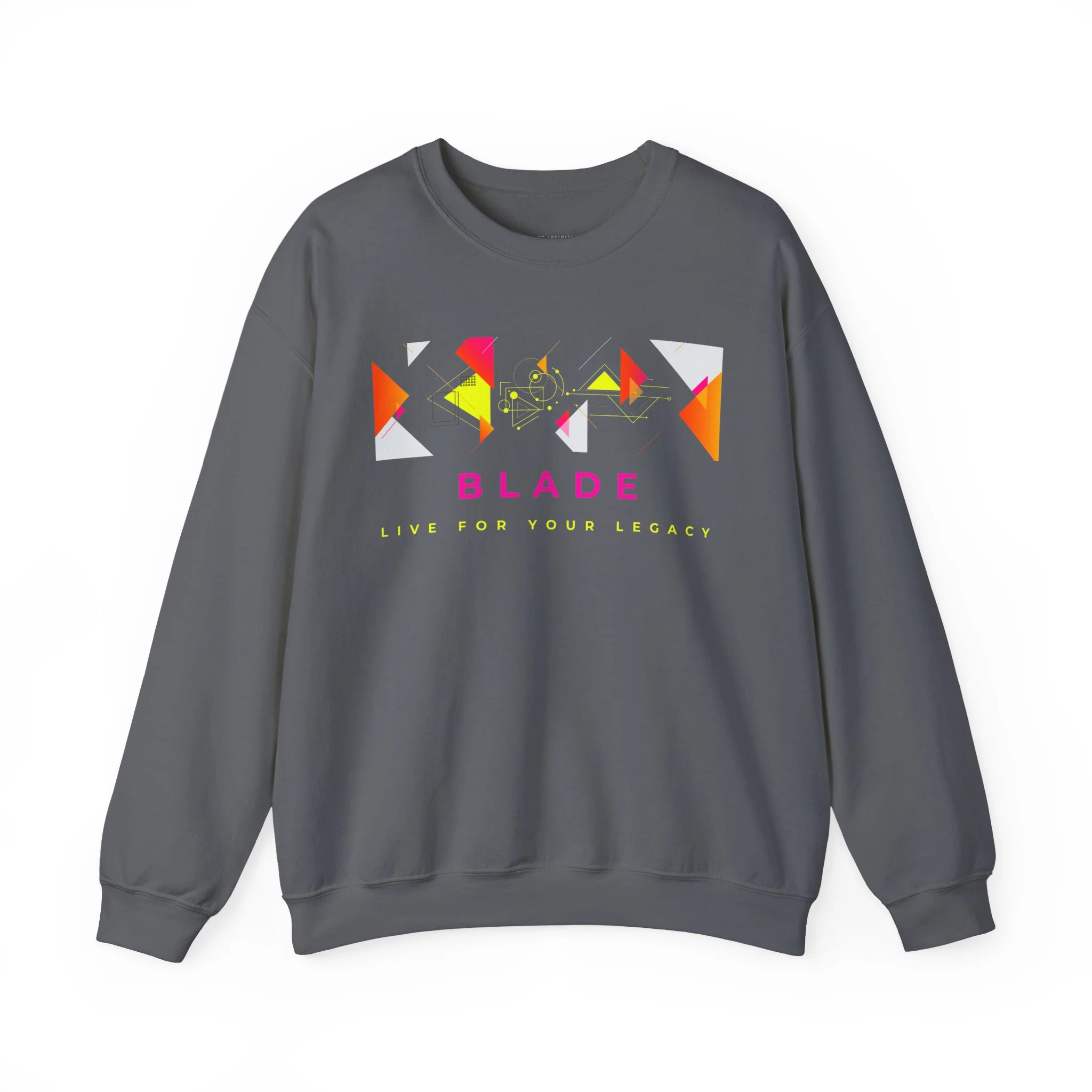 Chandail Unisexe Geometric Odyssey en Charbon — Chandails pour femmes
