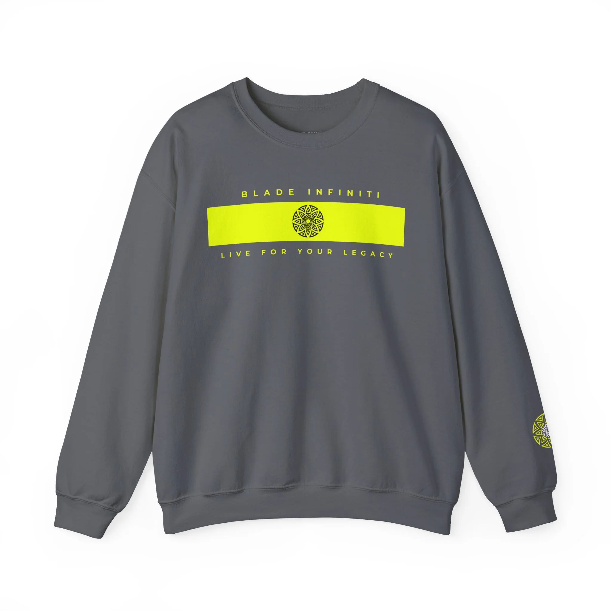 Ethereal Logo V1 Minimalistic Unisex Crewneck Sweater - Charcoal — Womens Sweaters
