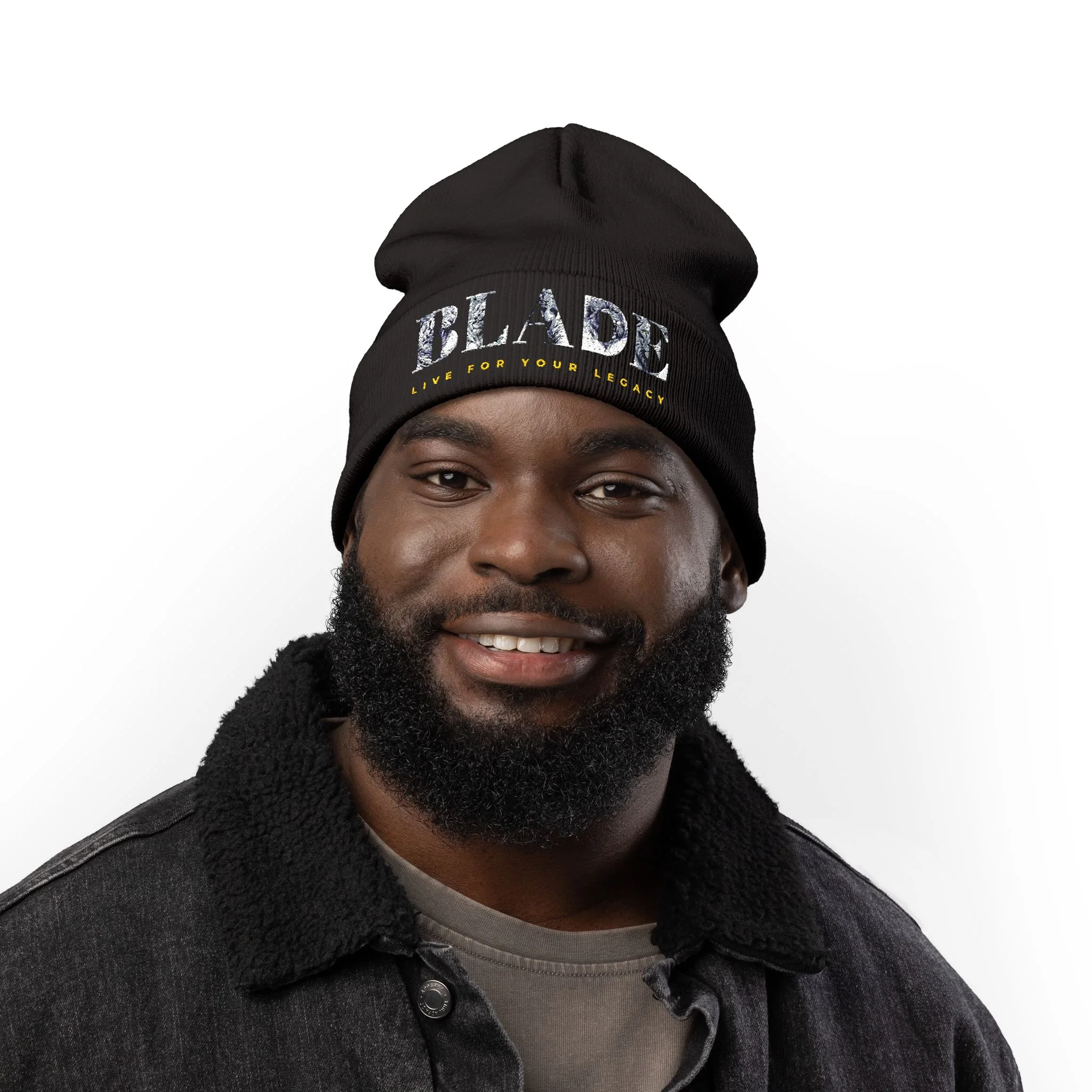Tuque tricotée King Essential Lion V2 - Noire